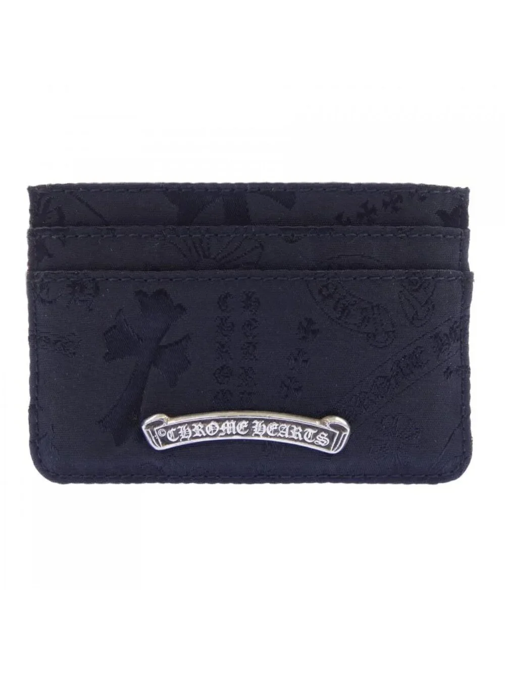 Chrome Hearts Double Side Multi Motif Card Case